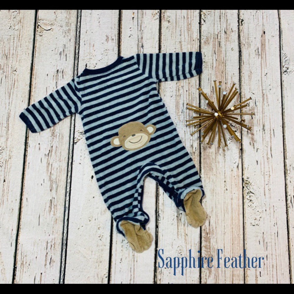 Carter’s | Terry Cloth Monkey Sleeper